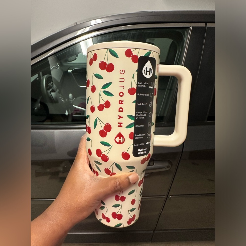 HydroJug Cherry Traveler 40oz Tumbler